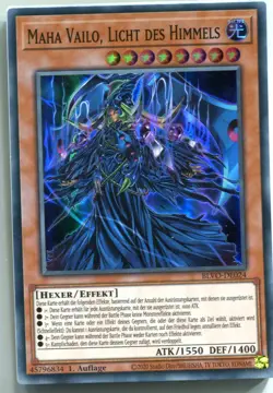 Yu-GI-OH Maha Vailo Licht des Himmels Super Rare BLVO-DE024 NEU! - Image 1
