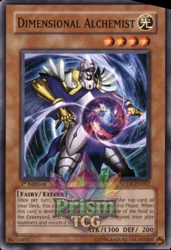 1st Ed Dimensional Alchemist SDDE-EN002 Yugioh - Image 1