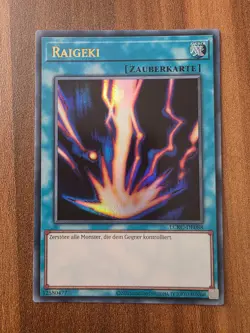 Yu-Gi-Oh! LCKC-DE088 Raigeki Ultra Rare NM - Image 1