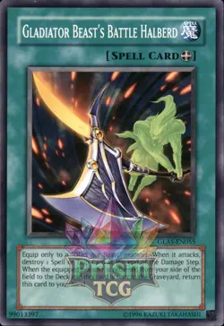 Gladiator Beast's Battle Halberd GLAS-EN055 Yugioh - Image 1