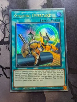 Synchro Overtake - MP22-EN164 - Ultra Rare 1st Edition - Image 1