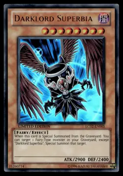 DARKLORD SUPERBIA LC02-EN005 LEGENDARY COLLECTION 2: THE DUEL ACADEMY YEARS - Image 1