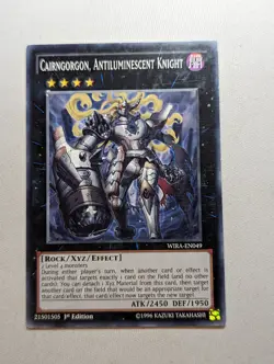 Cairngorgon, Antiluminescent Knight - WIRA-EN049 - Common 1st Edition Yugioh - Image 1