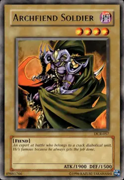 Archfiend Soldier - Rare DCR-057 - LP - YuGiOh - Image 1