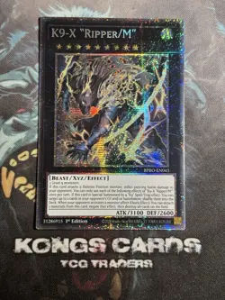 BPRO-EN043 K9-X "Ripper/M" Starlight Rare 1st Edition YuGiOh NEW! - Image 1
