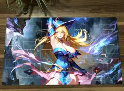 YGO Girl Dark Magician Girl TCG CCG Playmat Trading Card Game Mat Table Pad - Image 1