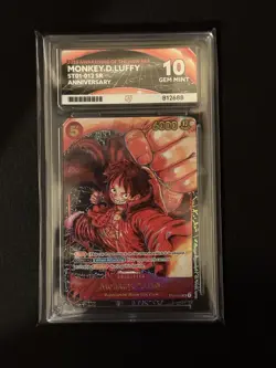 One Piece TCG Monkey.D.Luffy Alt Art ST01-012 Awakening of the New Era - ACE 10 - Image 1