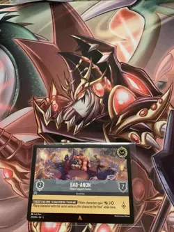 Bad-Anon - Villain Center (Rare) 203/204 (R) Disney Lorcana Shimmering Skies - Image 1