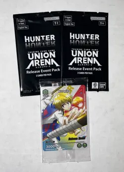 Union Arena Kurapika Hunter X Hunter Release Event Promo & Packs - Image 1