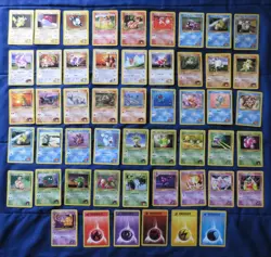 LOT Gym Heroes Common and Uncommon Card Pokemon Cards (LP/NM) - Image 1