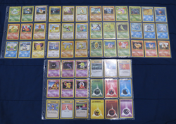 Pokemon Cards Near Complete Base Common Uncommon Rares Card Set LP/NM - Image 1