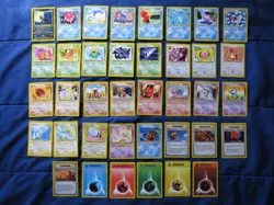 Pokemon Cards Near Complete Neo Revelation Common Uncommon Rares Card Set LP/NM - Image 1
