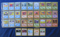 Pokemon Cards Complete Fossil Common and Uncommon Card Set LP/NM - Image 2