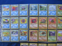 Pokemon Cards Complete Fossil Common and Uncommon Card Set LP/NM - Image 3
