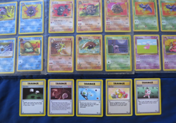 Pokemon Cards Complete Fossil Common and Uncommon Card Set LP/NM - Image 5