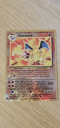 Pokemon card CUSTOM 2002 Charizard Legendary Reverse(read description before buy - Image 1