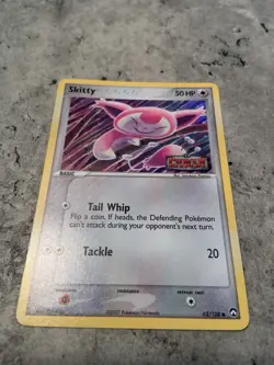 Pokemon TCG Skitty 62/108 Power Keepers Stamped Holo Card 2007 - Image 3