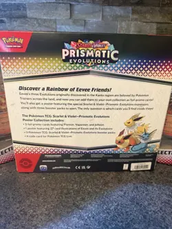 Pokemon Scarlet & Violet Prismatic Evolutions Box 3 Foil Promo Cards - Image 3