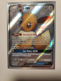 Pokemon TCG Eevee GX SM242 Full Art Holo Card - Image 1