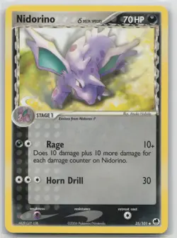 Pokemon Card Nidorino (Delta Species) Uncommon Dragon Frontiers 35/101 - Image 1