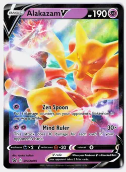 Alakazam V SWSH083 SWSH: Sword & Shield Promo Cards Promo Holo - Image 1