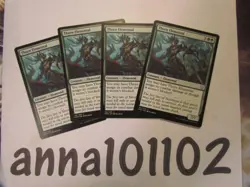 Dominaria. Green unc. Thorn Elemental x4. LP 4x (from factory set) - Image 1