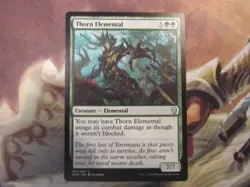 Dominaria. Green unc. Thorn Elemental x4. LP 4x (from factory set) - Image 2