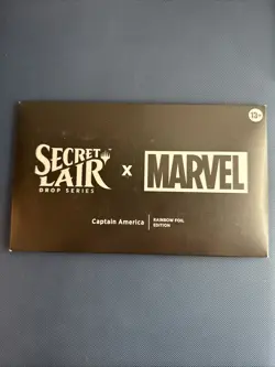MTG Secret Lair x Marvel's Captain America - Rainbow Foil New Sealed - Image 1