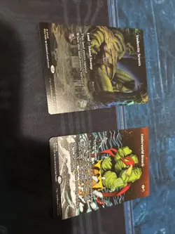 Mtg Undercity Sewers Borderless Foil + Underworld Breach Borderless TMNT Collect - Image 1