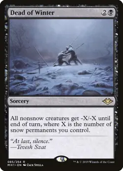 Dead of Winter [Modern Horizons] Moderately Played Foil - Image 1
