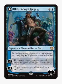 Oko, Lorwyn Liege\Oko Shadowmoor Scion | MTG ECL | Mythic | Simic DFC Elk | NM - Image 2