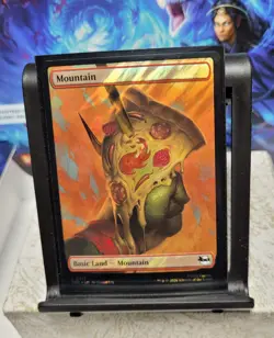 MTG Teenage Mutant Ninja Turtles Mountain 313, NM, Surge Foil, Ships Quickly - Image 3