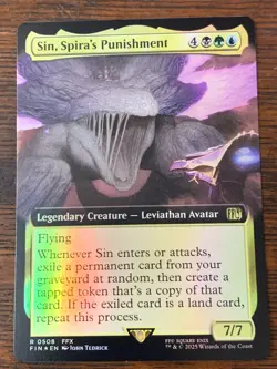 MtG - Sin, Spira's Punishment - 0508 - Final Fantasy - Extended - Foil - Image 1