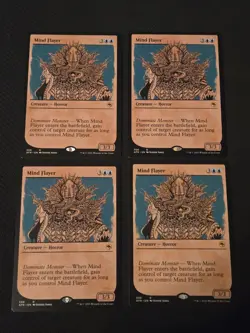4x Mind Flayer x4 Adventures in the Forgotten Realm Showcase Rare NM Playset - Image 1