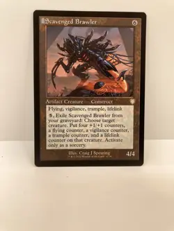 1x Scavenged Brawler NM-Mint, English Commander: The Brothers' War MTG Magic - Image 2