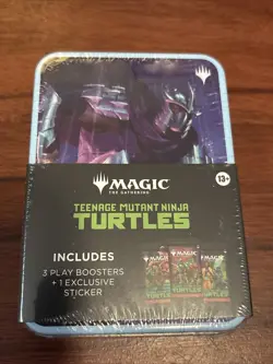 Magic: The Gathering Teenage Mutant Ninja Turtles Tin [Shredder] Box 3 Boosters - Image 1