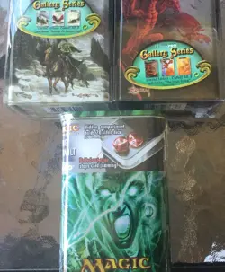 MTG DECK VAULT ULTRA PRO GALLERY SERIES LOT OF 3. TIN DECK VAULT NEW - Image 1