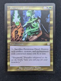 Pernicious Deed - Apocalypse - NM - MTG - Magic the Gathering - Multi - Enchant - Image 1