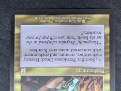 Pernicious Deed - Apocalypse - NM - MTG - Magic the Gathering - Multi - Enchant - Image 2