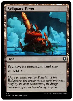 Reliquary Tower #911 (CLB) Commander Legends Uncommon MTG Land - Image 1