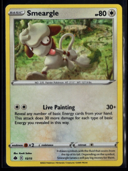 Smeargle 15/15 Confetti Holo McDonald's Promo Pokemon TCG Near Mint - Image 1