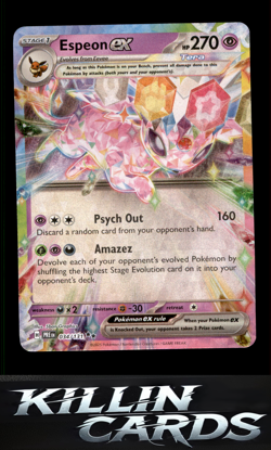 Espeon ex - 034/131 034/131 Pokemon Double Rare SV: Prismatic Evolutions Card NM - Image 1