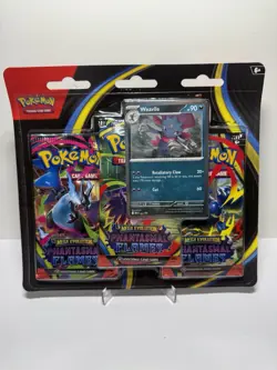 2025 Pokemon Tcg Mega Evolution, Phantasmal Flame, Triple Blister Factory Sealed - Image 1
