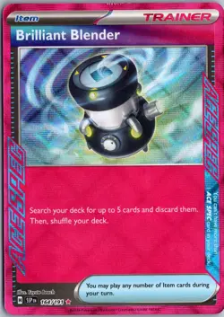 Brilliant Blender ACE SPEC Rare SV08: Surging Sparks 164/191 NM Pokemon - Image 1