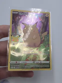 Pokemon TCG Celebrations Pikachu Holo Card 005/025 25th Anniversary - Image 2