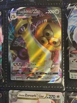 Pokemon Aegislash VMAX Ultra Rare Full Art Holo 127/185 Swsh04 Vivid Voltage - Image 1