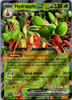 HYDRAPPLE EX 011/131 DOUBLE RARE PRISMATIC EVOLUTIONS POKEMON NM - Image 1