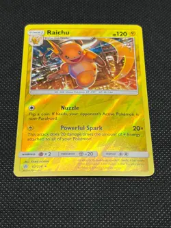 Pokemon Tcg Raichu 67/236 Sm-Cosmic Eclipse Reverse Holo - Image 2