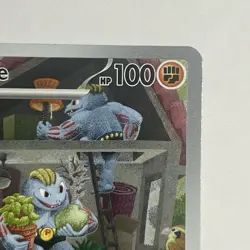 Pokemon Scarlet & Violet 151 Machoke 177/165 Illustration Rare Full Art Holo NM - Image 3