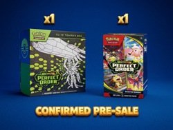 PRE-ORDER— Pokemon Perfect Order Elite Trainer Box & Booster Bundle English - Image 1